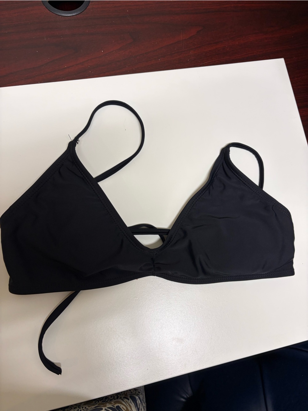 Classic Black Bandeau Swim Top - Women's Swim